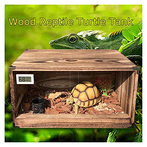 Reptielen Kooi Snake Lizard Anole Huis Twee-weg Deur Kweekdoos Houten Huisdieren Dozen Reptielen Accessoires (Color : AS… - Afbeelding 3