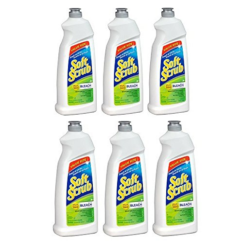 Soft Scrub with Bleach Cleanser 36 oz. Bottle, (Pack of 6)