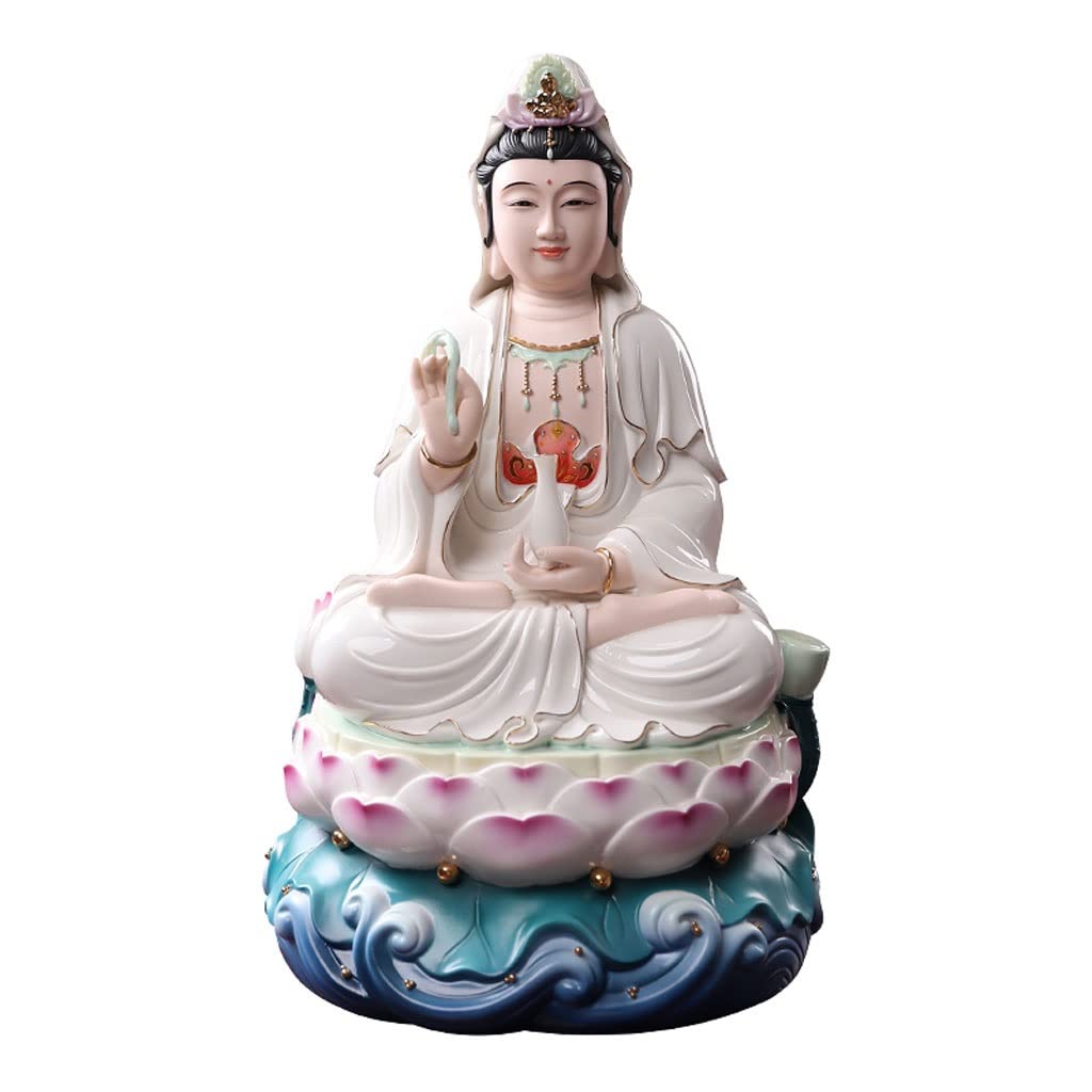 Statue Avalokitesvara Bouddha céramique ornement jardin et maison