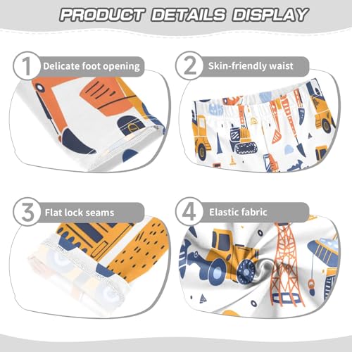 Toddler Girls Leggings Printed Yoga Pants Leggings Building Equipment for Kids3