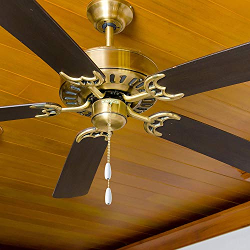 8 Pieces Ceiling Fan Pull Chains Wooden Pendant Pull Chain Extension For Ceiling Light Lamp Fan Chain (Walnut Color, White, Silver, Wood Color) #TOP5
