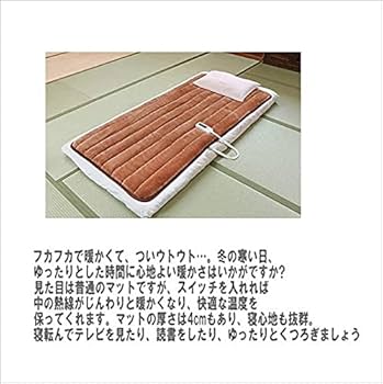 Amazon.co.jp: 一人用電熱マット 電磁波99%カット 電気マット