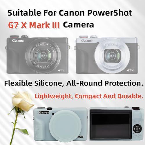 Funda de silicona para Canon Powershot G7 X Mark III miniatura 2