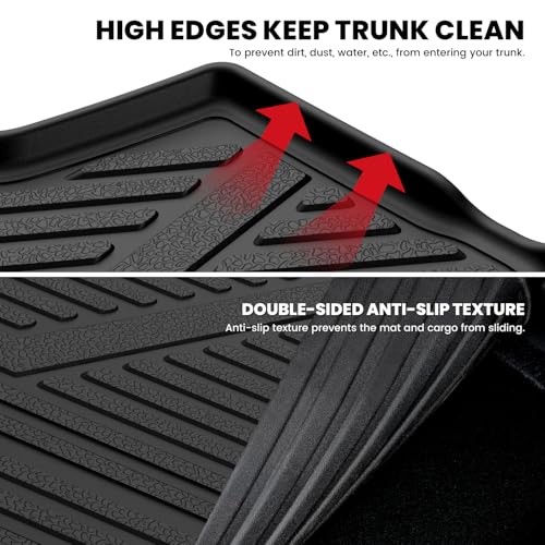 Image of LASFIT Cargo Mat for Ford Focus 2012-2018 Fit Sedan,Not Fit Hatchback