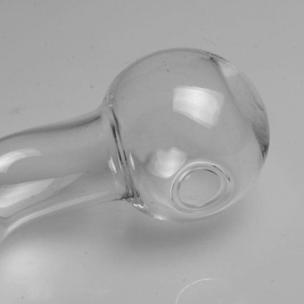 Buy New Curved Glass Oil Burners Pipes Bong Clear Balancer Glass Water