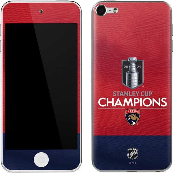 Skinit Decal MP3 Player Skin Compatible with iPod Touch (6th Gen 2015) - Officially Licensed 2025 Stanley Cup Champions Florida Panthers Design