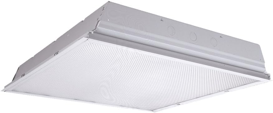 Metalux 2GR8-2U6T8A-UNV-EB81-U 2-Light Fluorescent 2x2 White Enamel Troffer