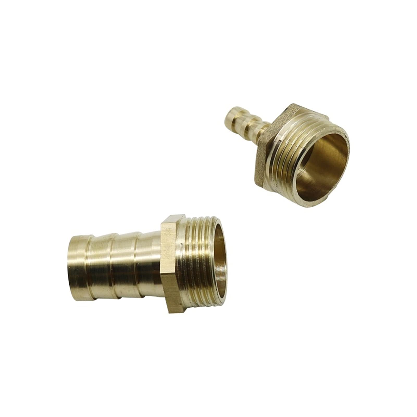 Sprühwasseranschluss, 3/4 Zoll Gewindeanschluss, 8–19 mm Widerhaken, Rohrverbindung, Bewässerungsschlauchverbinder, Aquarium-Schlauchverbinder, 30 Stück