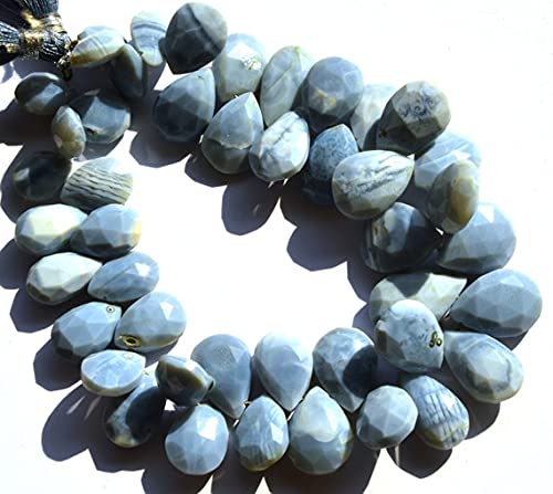 Perles opale bleue du Pérou facettées pour créer vos bijoux bohèmes chic d'été