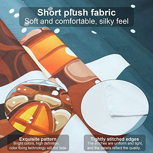 Jibolat 59" X 51" Christmas Reindeer Tapestry Wall Hanging Party Decorations Bedding Wall Blanket Art Home Decor For Bedroom Living Room Dorm Wall Tapestry(200 X 150Cm) #TOP5