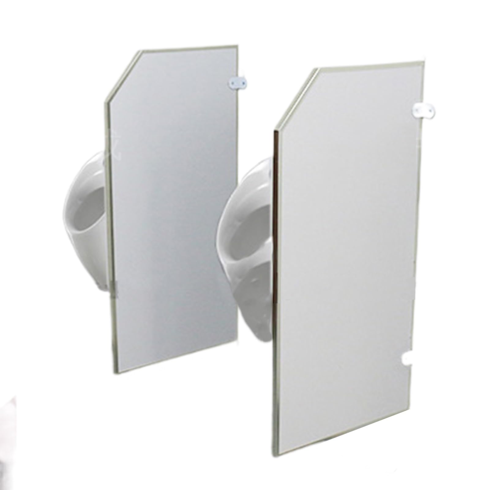 Mampara de privacidad para urinario de pared para solucionar problemas de espacio