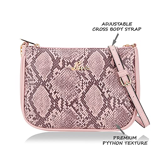 Image of Lavie Women's Pyth Keg Textured Sling Bag | Ladies Purse Handbag