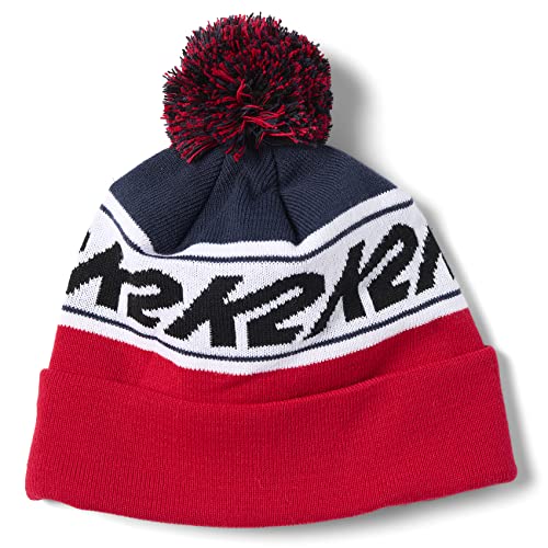 K2 Snow Unisex - Erwachsene Old School Beanie Mütze, red-White-Blue, 1SIZ Cover