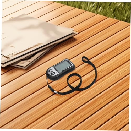 Brújula electrónica portátil Mipcase para senderismo negra miniatura 6