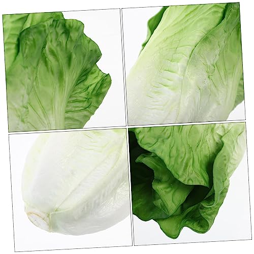 Buying Guide Luxshiny 12 Pcs Artificial Lettuce Leaves Fake