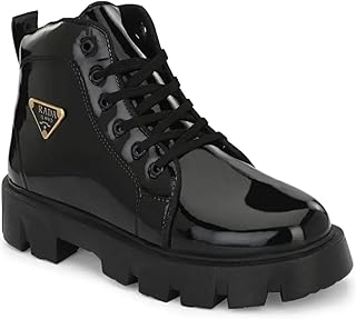 adiso High Ankle Riding Boots for Hiking & Trekking | Mild Waterproof Protection Boots for Men-picture-27