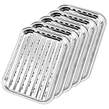 STARVAST BBQ Grillschalen 5er Set - Edelstahl Grillkorb Gemüse - Grillschale Außenbereich - Zubehör Schale für Gemüse Fisch oder Fleisch - Grillpfanne Grillblech für u.a. Gasgrill