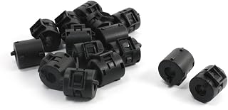 Qtqgoitem 7.5mm USB Data Cable Cylinder EMI Suppressor Ferrite Core Filter 15Pcs (Model: 11d 506 294 696 fe9)