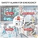 Industrial Cycle Timer Siren Alarm 5-115dB Adjustable, Auto-Repeat Timing Alarm with Flashing Light for Industrial Safety, Facility Reminders, Workshops, Laboratories, (AC110V)