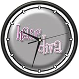 SignMission Hair Diva Wall Clock Weave Hair Beautician Beauty School Hair Dresser Gag Gift