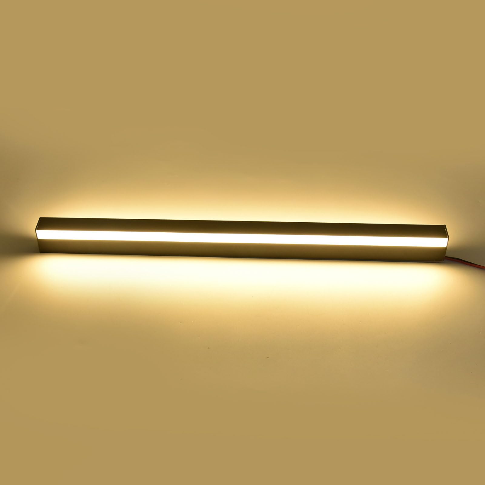 Annadue Wodoodporna Ogrodowa LED Ogrodowa Nowoczesna, Miękka, Ciepła, Jasna do Przejścia na Dziedzińcu, Aluminiowa ścienna IP43 do Sypialni, Salonu, Kuchni, Biura, Kinkiet 1,4 "x 1" (50cm) (100cm)