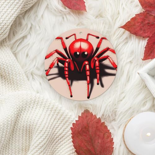 Hojas perfumadas para auto con diseño de araña roja miniatura 6