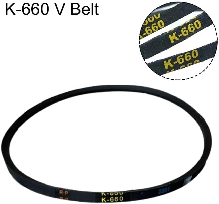 Replacement K660 Triangle Driving V Belt Fit for Drill Machine Agricultural Equipment Bench Drill Accessories Motor Pulley Belt Tool Tool