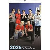 エンハイフン グッズ 大判 壁掛け カレンダー 2026年 (令和8年) + カレンダー ステッカーセット