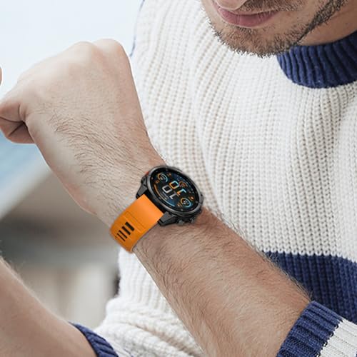 Image of 26mm Watchbands Compatible With Garmin Fenix 8 Pro /Quatix 8 51mm /Fenix 7X Pro /7X /6X Pro /6X /5X Plus /5X /3 HR,Silicone Quick-Fit Strap for tactix 8 51mm /7 pro /Enduro 3 2 /Descent Mk3i-51mm /Mk2i