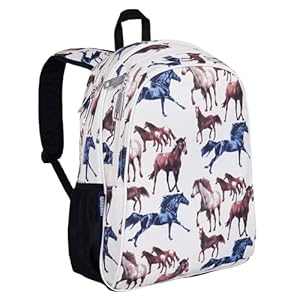 Wildkin 15 inch Kids Backpack–Durable Padded Adjustable for School Travel Horse Dreams