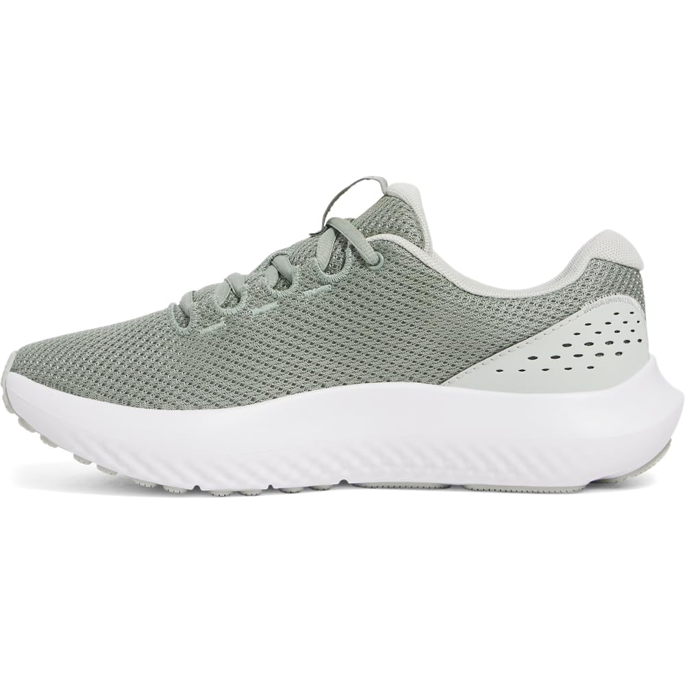 Under Armour Charged Surge 4 Damen-Laufschuh, Grün, 25.5 cm