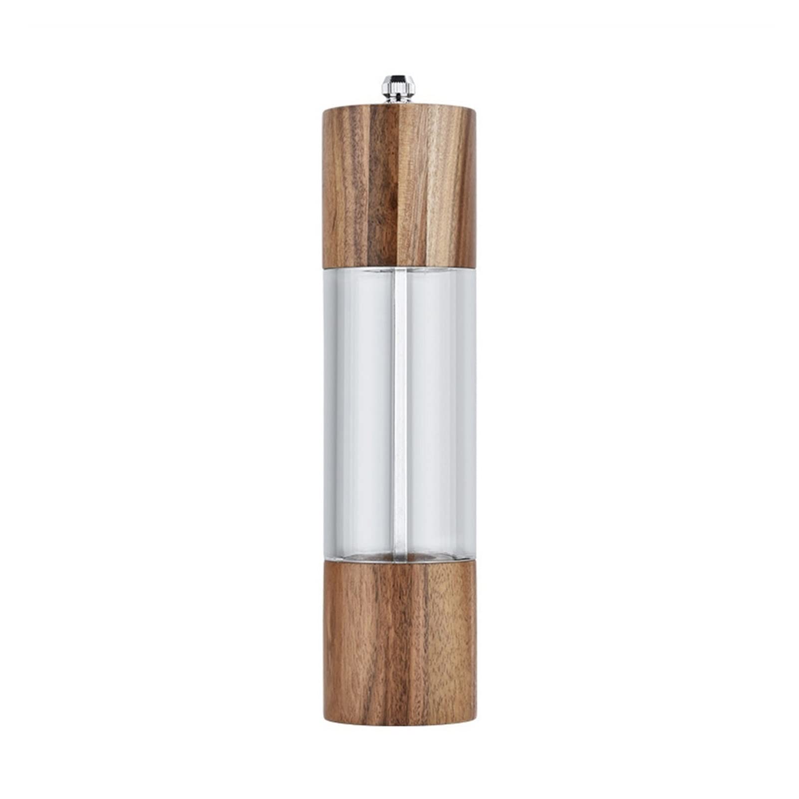 Pfeffermühle und Salzstreuer, Pfeffer- und Salzmühlen-Set, Holz, Acryl, Keramik, Aluminium, verschiedene Größen(B)