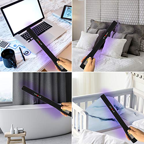 VANELC UVC Light Sanitizer Wand, Portable UV Light Sanitizer, Foldable Handheld Ultraviolet