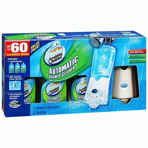 The Scrubbing Bubbles Automatic Shower w/ 3 34oz Bottles Included