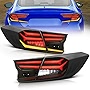 MOSTPLUS Smoked Tinted LED Tail Lights Compatible for 2018 2019 2020 Honda Accord Rear Lamps Assembly Brake Turn Signal (Set of 2)…