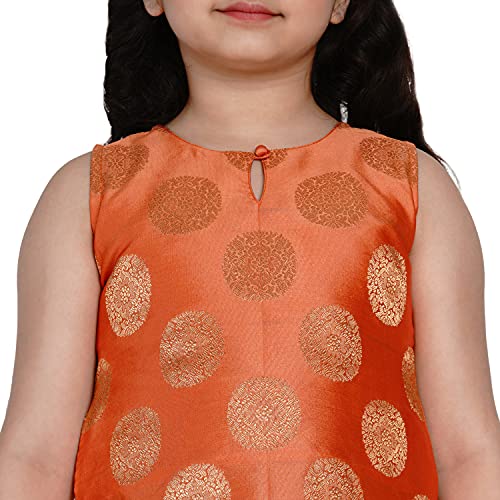 Image of Bitiya By Bhama Girl's Silk Regular Kurta Sets