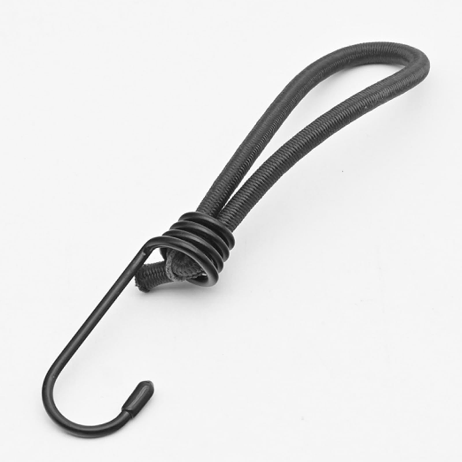 10 Pcs Bungee Cord Set including Hooks and Carabiner Clips - 7 Inch for Tarpaulin Luggage, Camping, Bikes, Banners - Image 3
