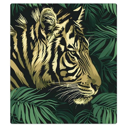 Panel frontal magnético Mexpekil con hojas de tigre para lavavajillas reutilizable