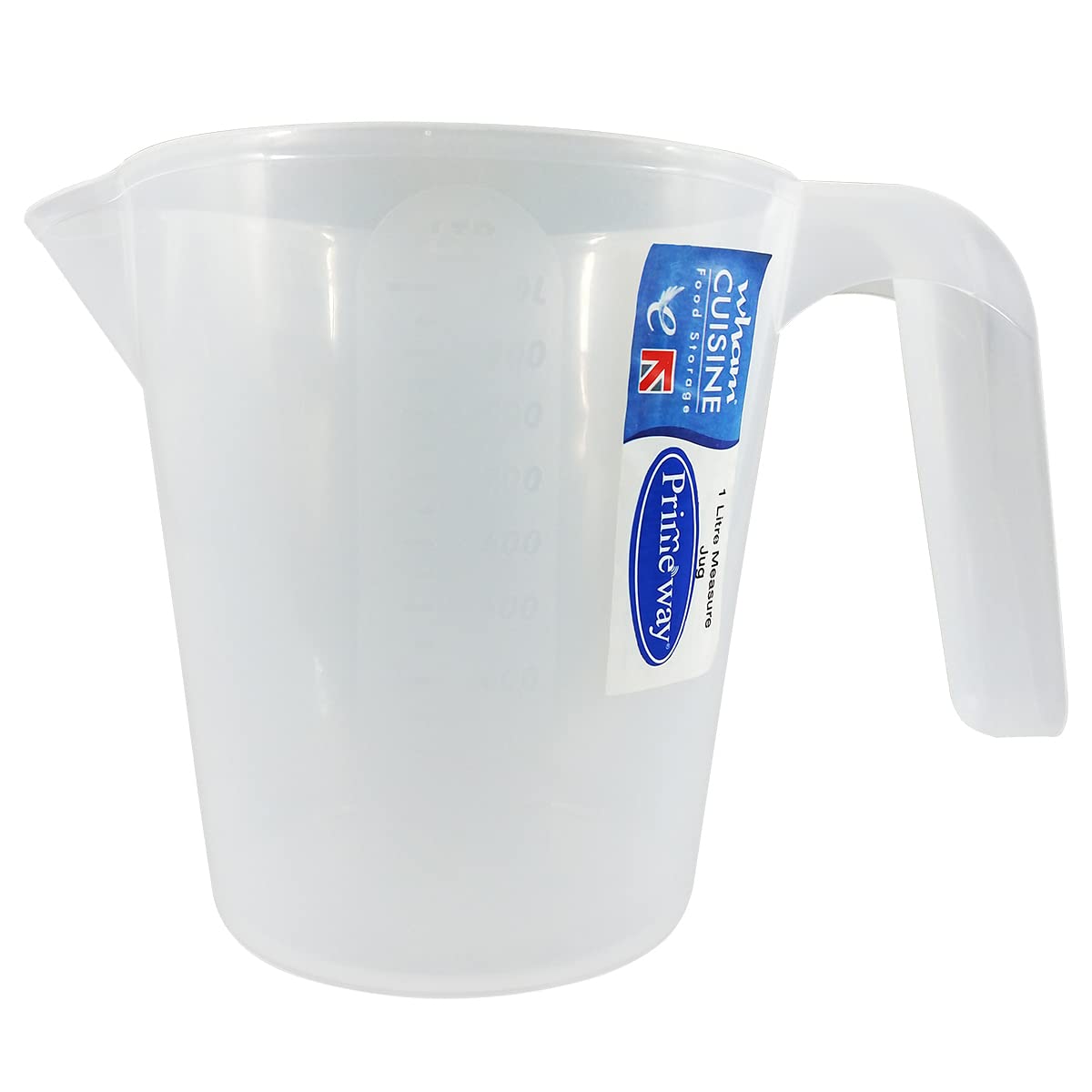 Primeway® Wham Cuisine Measuring Plastic Cup, 1 Litre, Transparent