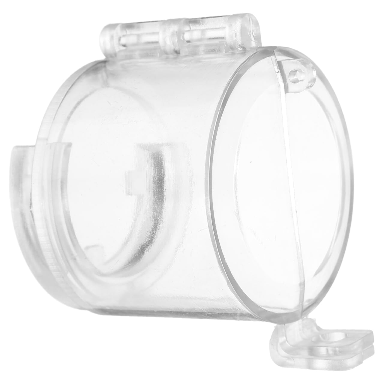 Interrupteur d'arret d'urgence couvercle plastique avec verrouillage