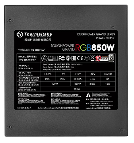Build My PC, PC Builder, Thermaltake Toughpower Grand RGB 850