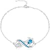 Fenthring Sea Turtle Anklet Infinity Turtle Ankle Bracelets for Women Anklets Sterling Silver 925 Beach Ocean Theme Jewelry Mothers Day Gifts
