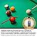 SKAbod Pool Billiards Training Aid, Ball Position Marker with Adjustable Sight Guide, Practice Aiming Guide (1, Other 1)