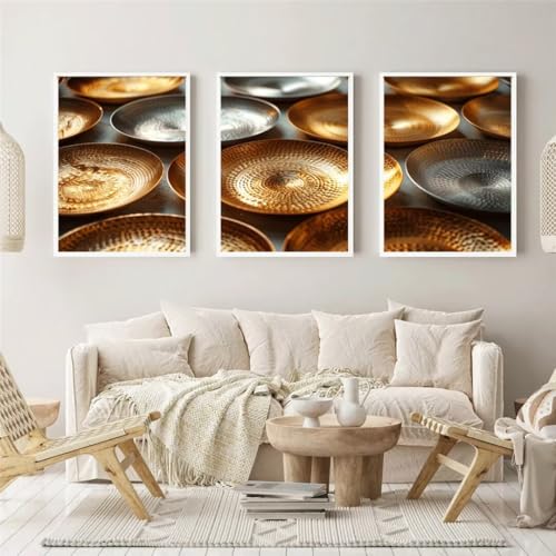 Diamond Painting 3 Teilig Kits Groß xxl Erwachsene 5D Full Drill...