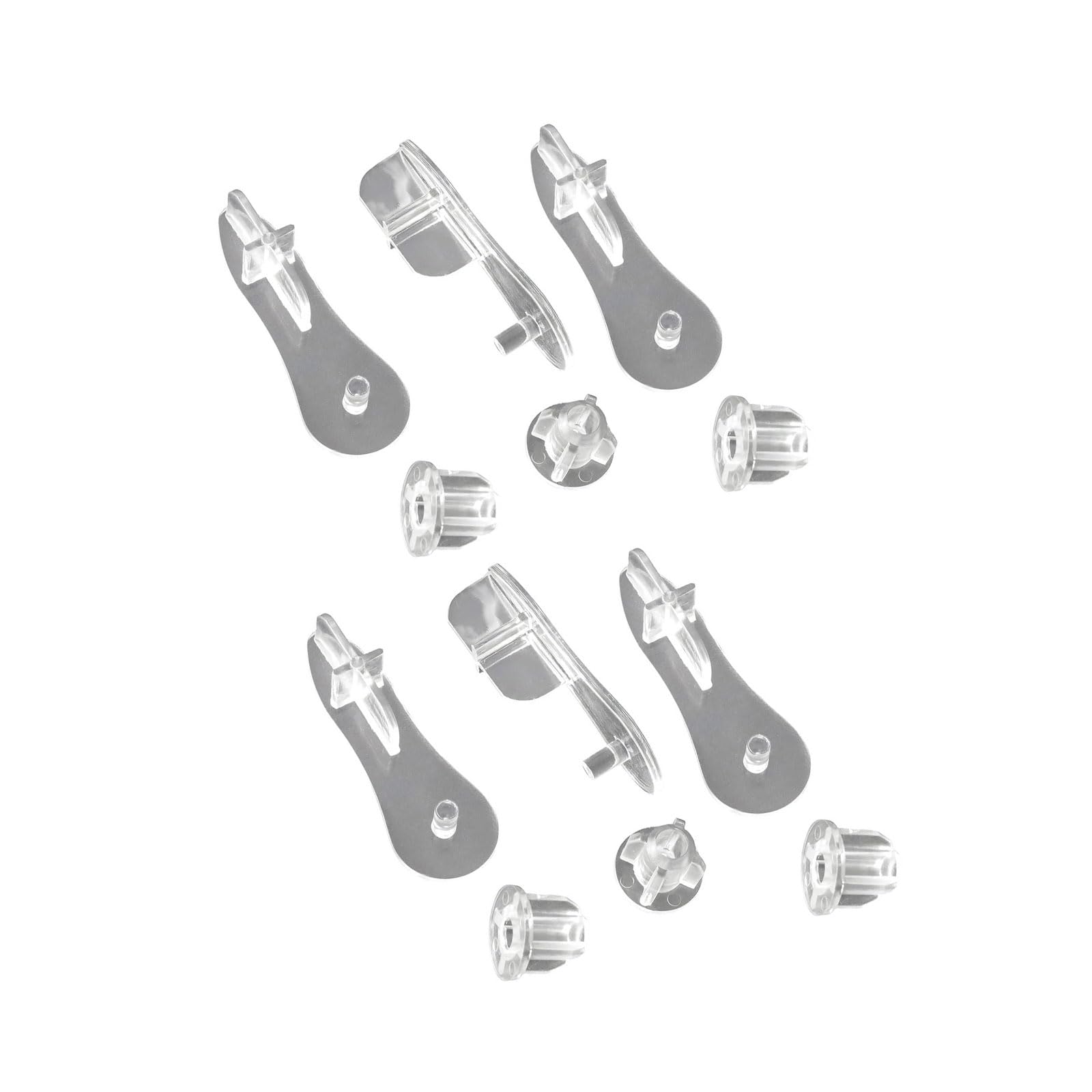 Hgenahgtf Set 2 Rails End Plugs For Blinds Compatibility With Multiple Brands And Window Blind Bottom Cover Window Blind Bottom Plug