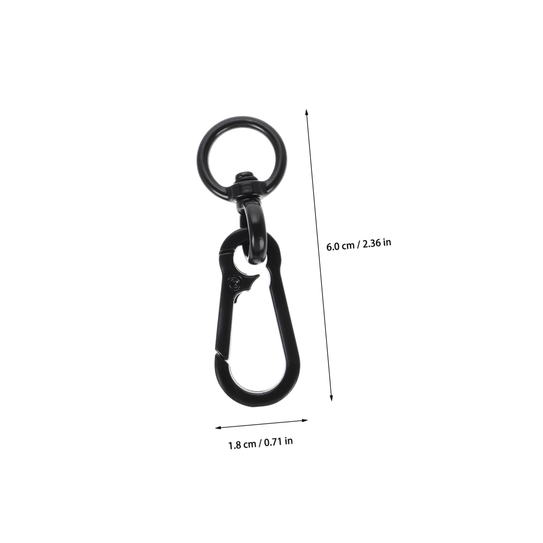 WOONEKY Rotating Locking Keychain Accessories for Men Purse Clip Heavy Duty Swivel