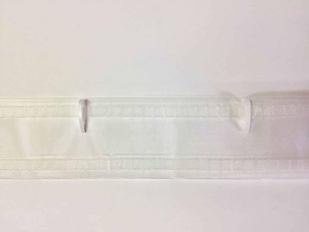 Fettuccia Per Tende A Onde Wave 6cm 8cm Nastro Trasparente Per Riloga Nastri X Orli Tende Da Interni Con Tasche Per Tende Con Fettuccia onda (20 metri)