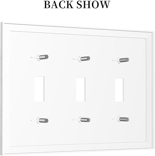 Vista 20 de Cubiertas decorativas de salida de estrella de mar playera, tablero de madera azul de concha de mar de 1 banda, decoración individual GFCI, placa