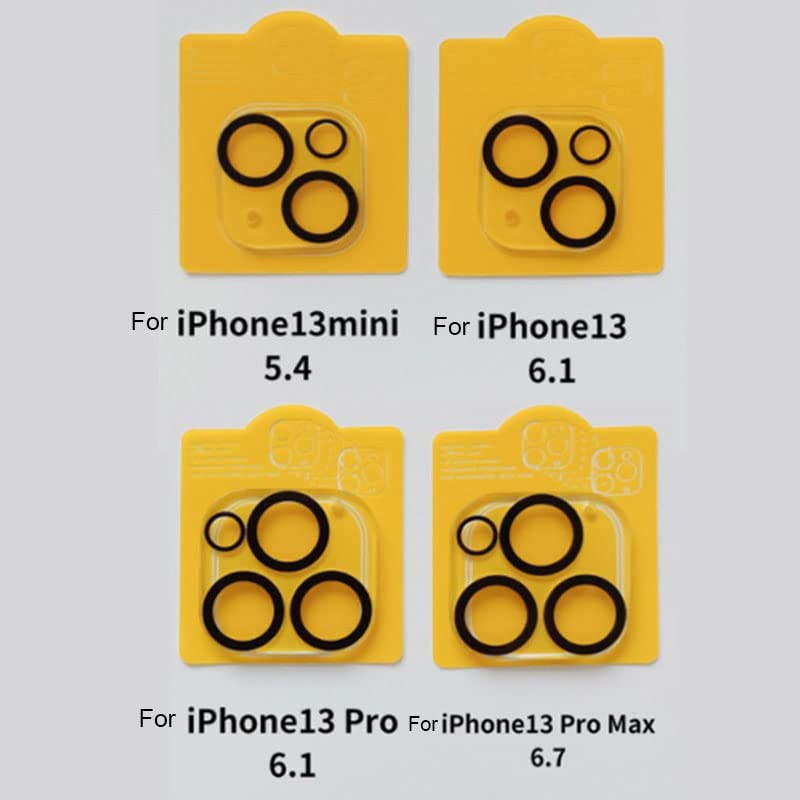 Image of Skinomi Back Camera Tempered Glass Lens Protector Compatible for Apple iPhone 13 pro max with Edge to Edge Coverage and Easy Installation Kit, Pack of 2