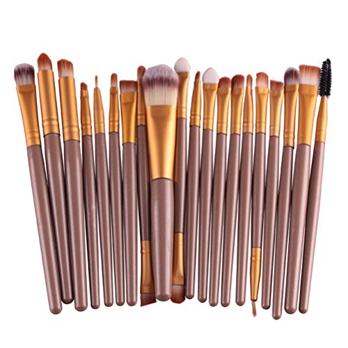 Buytra 20-Piece Makeup Brushes Makeup Brush Set Cosmetics Foundation Blending Blush Eyeliner Concealer Face Powder Brush